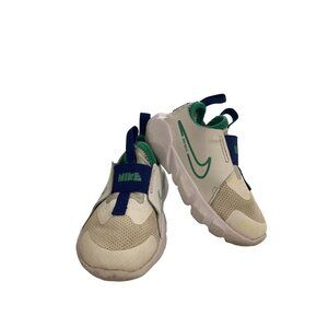 Nike DJ6039-102 toddlers Kids  size 6 white green Slip-On Sneakers